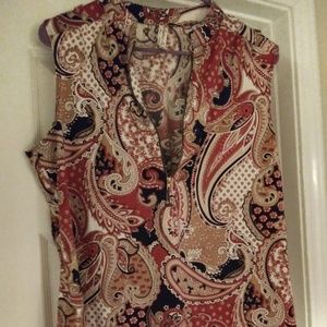 Sleeveless Zipper Top